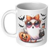CHIC Coffee Drinking GHOST 11oz COFFEE MUG