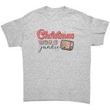 Retro Look CHRISTMAS MOVIE JUNKIE Unisex T-Shirt - J & S Graphics