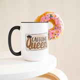 Caffeine Queen 11oz or 15oz Coffee Mugs