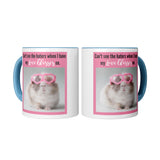 Can't see the haters with my Love Glasses on Color Accent or White Coffee Mug - J & S Graphics