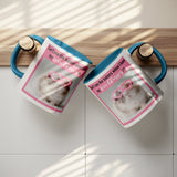 Can't see the haters with my Love Glasses on Color Accent or White Coffee Mug - J & S Graphics