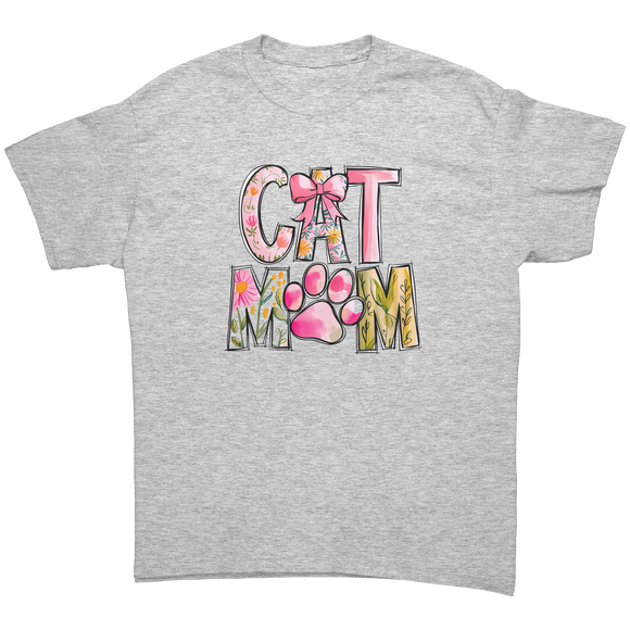 Cat_Mom_Colorful_Mom_Design_Unisex_T-Shi_Ash_Grey_Front_Mockup.png