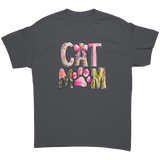 Cat_Mom_Colorful_Mom_Design_Unisex_T-Shi_Charcoal_Front_Mockup.png
