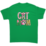 Cat_Mom_Colorful_Mom_Design_Unisex_T-Shi_Irish_Green_Mockup.png