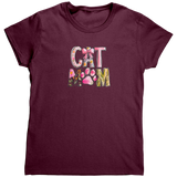 Cat_Mom_Colorful_Mom_Design_Womens_T-Sh_Maroon_Mockup.png