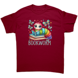 Colorful_Bookworm_Unisex_T-Shirt_Cardinal_Red_Front_Mockup.png_15670072