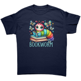 Colorful_Bookworm_Unisex_T-Shirt_Navy_Front_Mockup.png_15670074