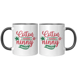 Cotton Headed Ninny Muggins 11oz Coffee Mug, Plain or Color Accent