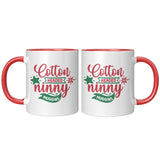 Cotton Headed Ninny Muggins 11oz Coffee Mug, Plain or Color Accent