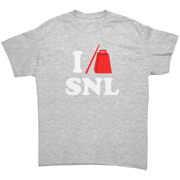 Cowbell_SNL_Unisex_T-Shirt_Ash_Grey_Front_Mockup.png