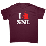 Cowbell_SNL_Unisex_T-Shirt_Maroon_Front_Mockup.png