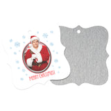 Merry Christmas Ornament with Santa Bill Hader