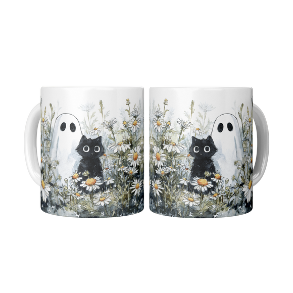 Cute_Ghost_and_Black_Cat_in_Field_of_Dai_2_Mugs_Center_Mockup.png