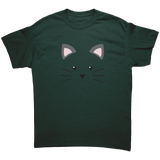 Cute_Kitty_Face_Unisex_T-Shirt_Forest_Green_Mockup.png_15786743