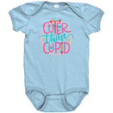 Cuter Than Cupid Short Sleeve Baby Snap Bodysuit Onesie