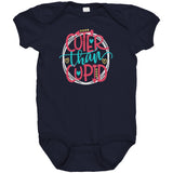 Cuter Than Cupid Short Sleeve Baby Snap Bodysuit Onesie