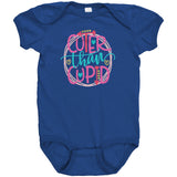 Cuter Than Cupid Short Sleeve Baby Snap Bodysuit Onesie