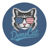 DEMOCAT Democrat CAT Car MAGNET Blue Background