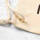DON'T PANIC, IT'S ORGANIC Drawstring Canvas Backpack