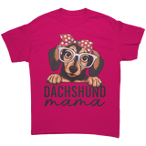 Dachshund_Mama_Unisex_T-Shirt_Heliconia_Front_Mockup.png_15353490