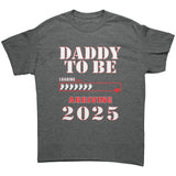 Daddy To Be 2025 Baby Feet Loading T-Shirt - J & S Graphics