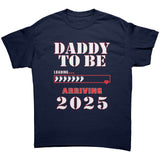 Daddy To Be 2025 Baby Feet Loading T-Shirt - J & S Graphics
