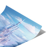 Enchanted Ice Castle 12x18 Poster, Glossy or Matte