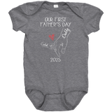First_Fathers_Day_Personalized_Onesie_f_Granite_Heather_Front_Mockup.png
