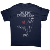 First_Fathers_Day_Personalized_T-Shirt__Navy_Front_Mockup.png