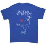 First_Fathers_Day_Personalized_T-Shirt__Royal_Front_Mockup.png