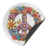 Floral PEACE SIGN Car Magnet