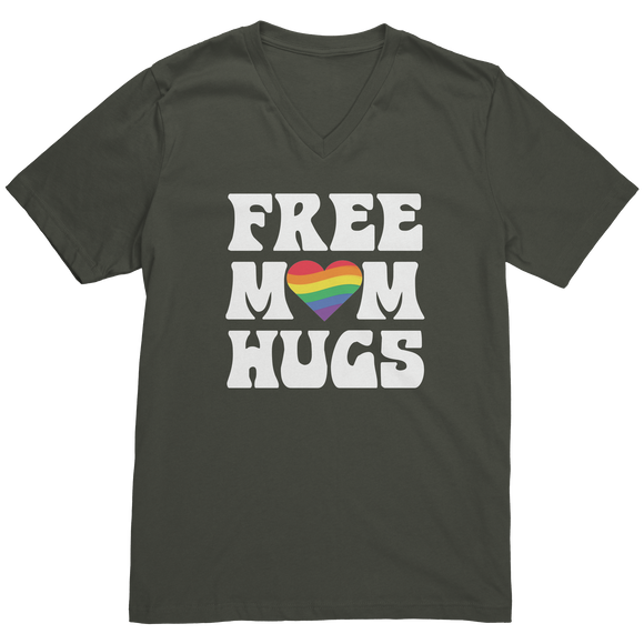 Free_Mom_Hugs_V-Neck_T-Shirt_Army_Mockup.png