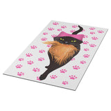 Black Cat with PINK Hat and orange toupee Anti-Trump MAGNET