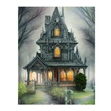 GOTHIC Fantasy HOUSE 11x14 Poster Print, Matte or Glossy