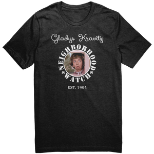 Gladys_Kravitz_Neighborhood_Watch_Unisex_Black_Heather_Mockup.png