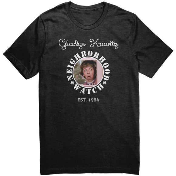 Gladys_Kravitz_Neighborhood_Watch_Unisex_Black_Heather_Mockup.png