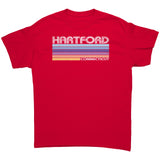 HARTFORD, CONNECTICUT Retro 70’s 80’s Look Unisex T-SHIRT