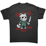 Halloween Cat Ch Ch Ch Jason Cat Unisex T-Shirt Friday the 13th