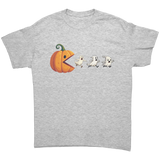 Halloween_Pac_Man_Pumpkin_Chasing_Ghosts_Ash_Grey_Front_Mockup.png