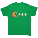 Halloween_Pac_Man_Pumpkin_Chasing_Ghosts_Irish_Green_Mockup.png
