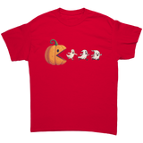 Halloween_Pac_Man_Pumpkin_Chasing_Ghosts_Red_Front_Mockup.png