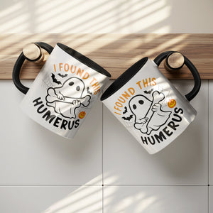 I Found this Humerus Funny Ghost 11oz White or Color Accent Coffee Mug