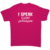 I_Speak_Fluent_Sarcasm_Unisex_T-Shirt_Heliconia_Front_Mockup.png_15651515