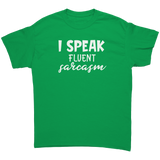 I_Speak_Fluent_Sarcasm_Unisex_T-Shirt_Irish_Green_Mockup.png_15651511