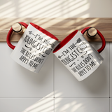 I'm The Youngest, The Rules Don't Apply to Me 11oz Color Accent Coffee Mug