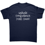 Inhale_Confidence_Exhale_Doubt_Unisex_T_Navy_Front_Mockup.png_15661145