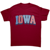 Iowa_Unisex_T-Shirt_State_Pride_Cardinal_Red_Front_Mockup.png