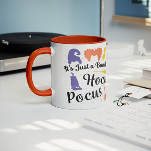 It's Just a Bunch of Hocus Pocus 11oz Purple Accent Coffee Mug