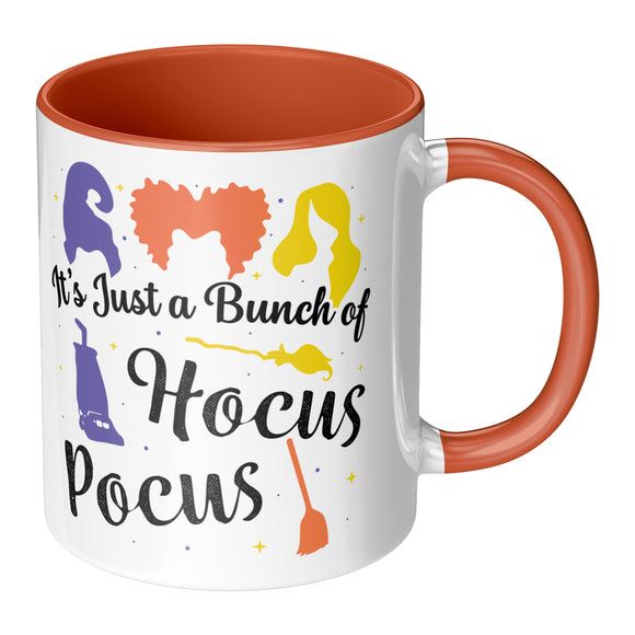 It's Just a Bunch of Hocus Pocus 11oz Purple Accent Coffee Mug