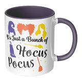 It's Just a Bunch of Hocus Pocus 11oz Purple Accent Coffee Mug